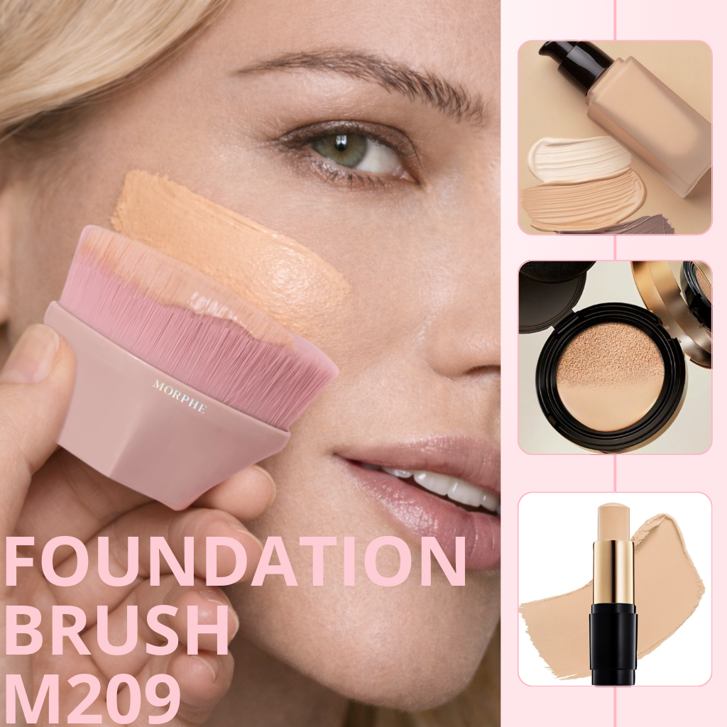 Cọ Tán Nền Tán Đều Chỉ Bằng Một Lần Vuốt MORPHE Foundation Brush M209 Lông Siêu Mềm